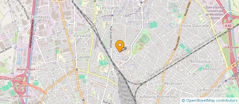 localisation de l'entreprise ACNT à TOULOUSE