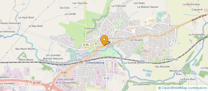 localisation de l'entreprise ACNV  CHATEAUBOURG