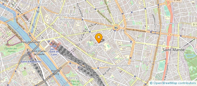 localisation de l'entreprise ACO  PARIS