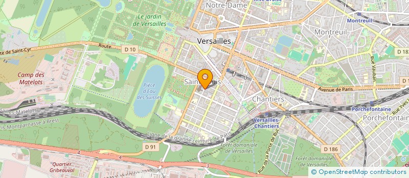 localisation de l'entreprise ACO à VERSAILLES