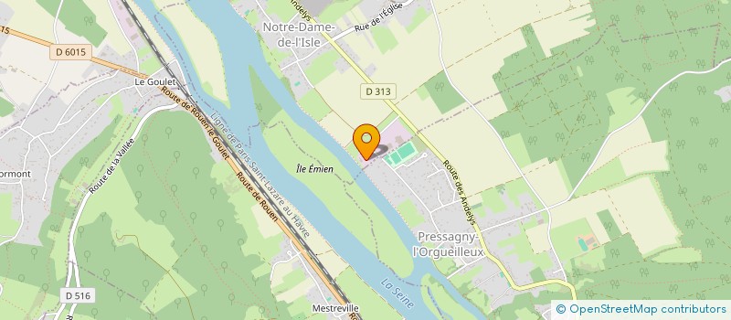 localisation de l'entreprise ACO  NOTRE-DAME-DE-L'ISLE