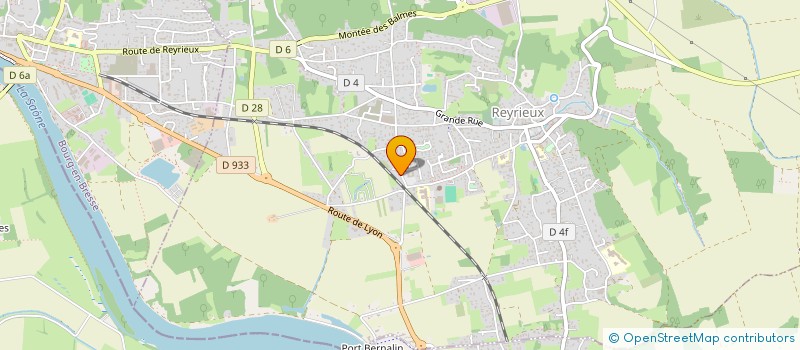 localisation de l'entreprise ACO à REYRIEUX