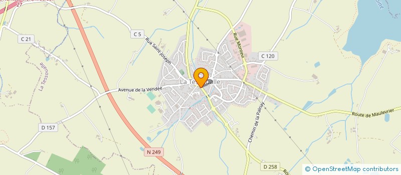 localisation de l'entreprise ACO  LA TESSOUALLE