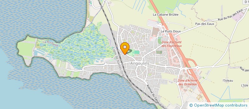 localisation de l'entreprise ACO  ANGOULINS