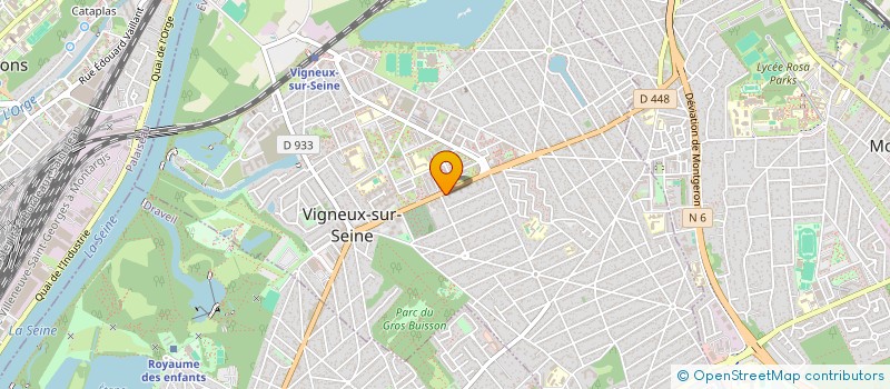 localisation de l'entreprise ACO ASSUR  VIGNEUX-SUR-SEINE