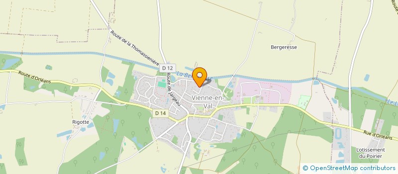 localisation de l'entreprise ACO CONSULTANT à VIENNE-EN-VAL