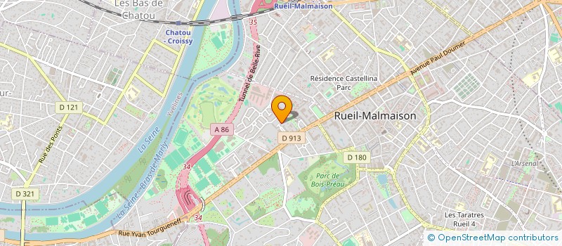 localisation de l'entreprise ACO REGIE à RUEIL-MALMAISON