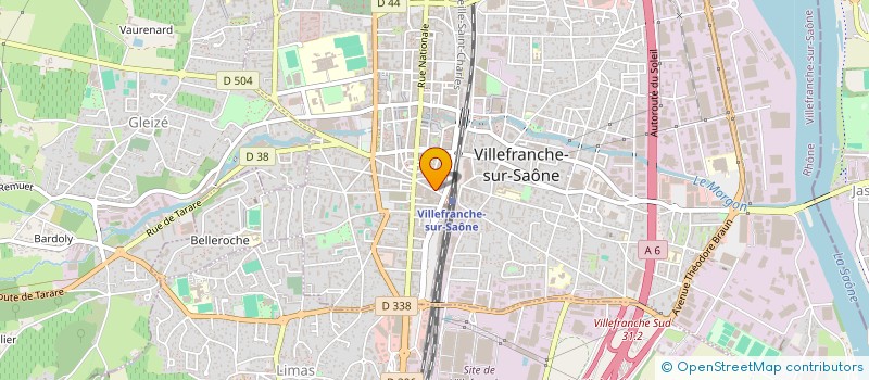 localisation de l'entreprise ACO SERVICES à VILLEFRANCHE-SUR-SAONE