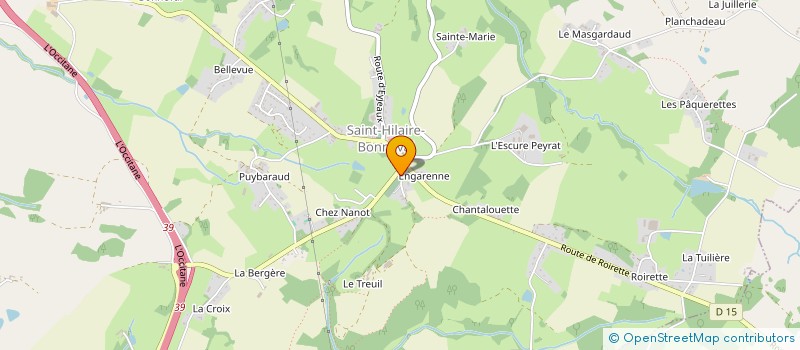 localisation de l'entreprise ACOB à SAINT-HILAIRE-BONNEVAL