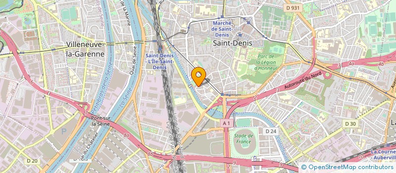 localisation de l'entreprise ACOBA à SAINT-DENIS