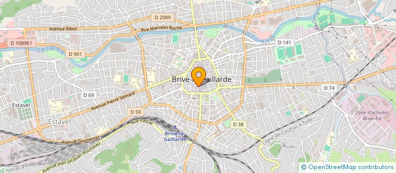 localisation de l'entreprise ACOBATI à BRIVE-LA-GAILLARDE