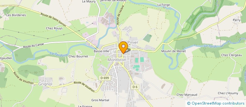 localisation de l'entreprise ACODAV à ROUZEDE