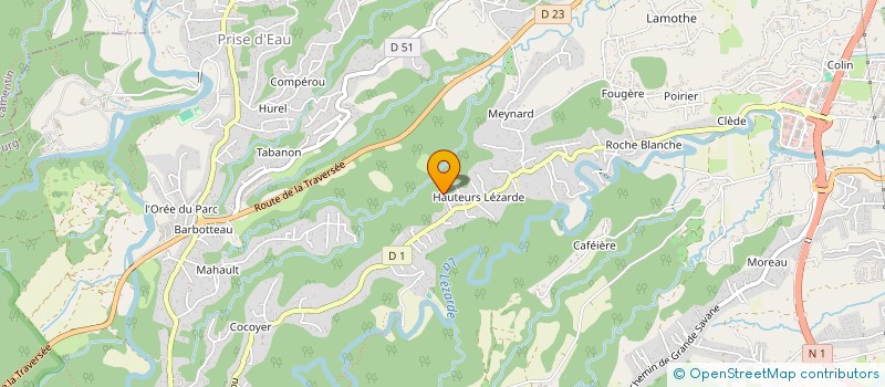 localisation de l'entreprise ACODD à PETIT-BOURG