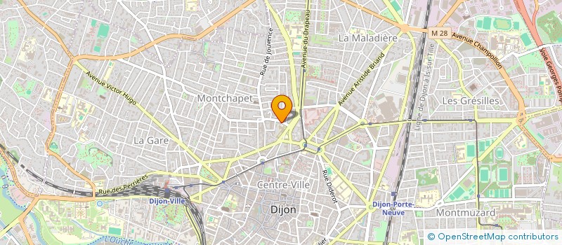 localisation de l'entreprise ACODEGE à DIJON