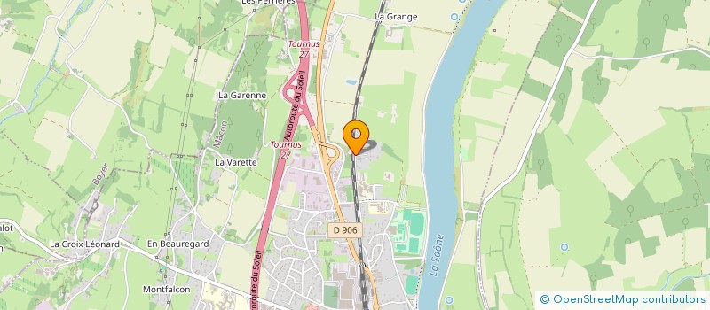 localisation de l'entreprise ACODEJ  TOURNUS