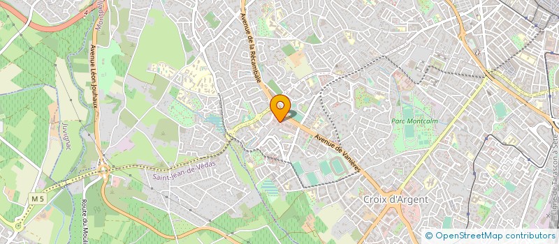 localisation de l'entreprise ACODERPIA à MONTPELLIER