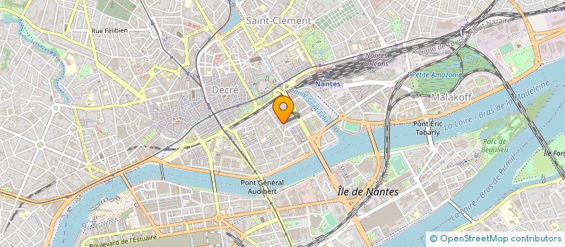 localisation de l'entreprise ACODEV  NANTES