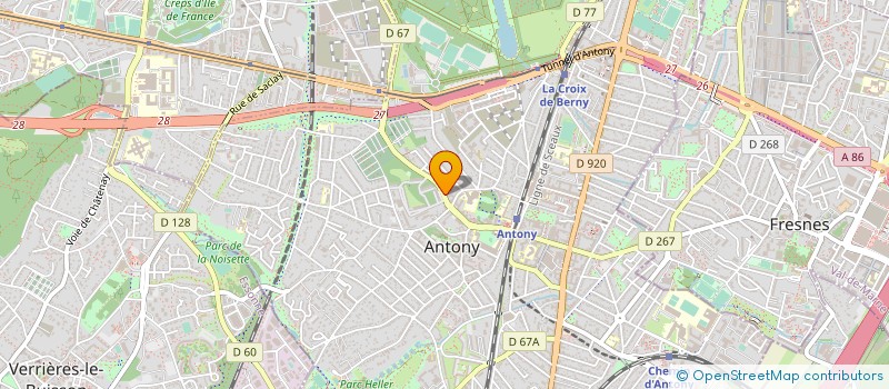 localisation de l'entreprise ACODHESUR à ANTONY