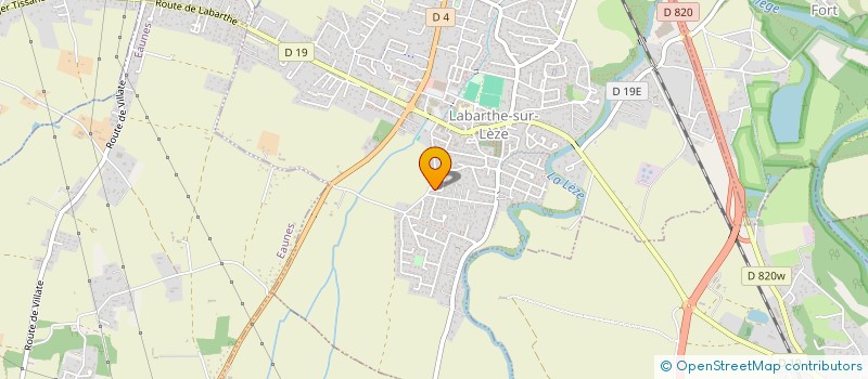 localisation de l'entreprise ACODIS JML à LABARTHE-SUR-LEZE