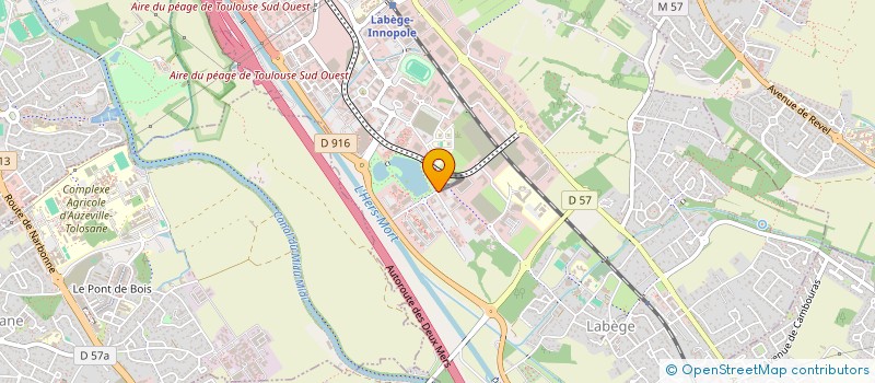 localisation de l'entreprise ACODIT GESTION  LABEGE