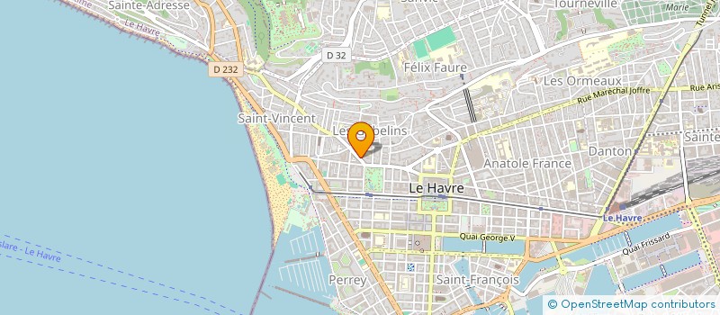 localisation de l'entreprise ACOFAM à LE HAVRE