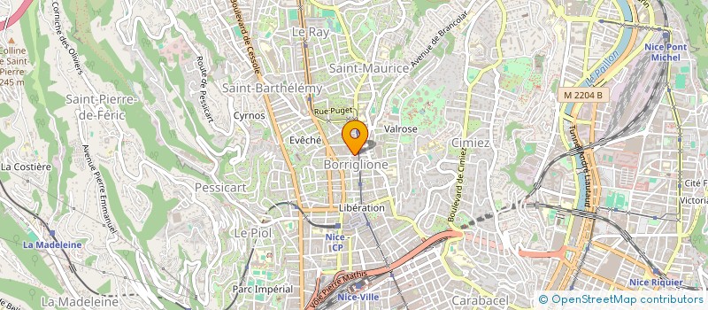 localisation de l'entreprise ACOGIA à NICE
