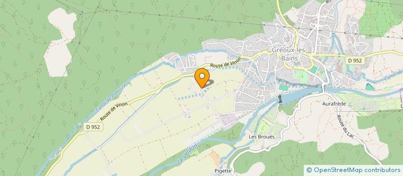 localisation de l'entreprise ACOH  GREOUX-LES-BAINS