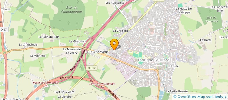 localisation de l'entreprise ACOLAD à THORIGNE-FOUILLARD