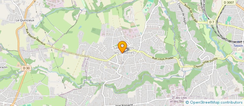 localisation de l'entreprise ACOLEA AMPH - MEDICO-SOCIAL à SAINT-GENIS-LES-OLLIERES