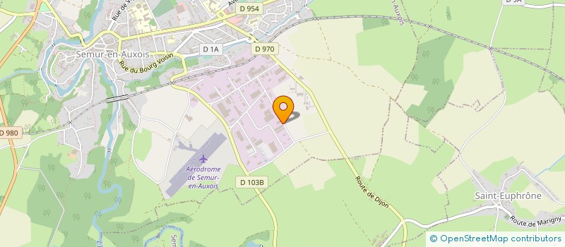 localisation de l'entreprise ACOLYT BORDEAUX à SEMUR-EN-AUXOIS