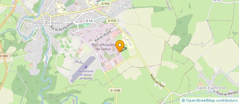 localisation de l'entreprise ACOLYT SEMUR à SEMUR-EN-AUXOIS