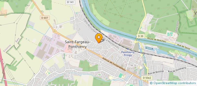 localisation de l'entreprise ACOLYTES DE LA SCENE  SAINT-FARGEAU-PONTHIERRY