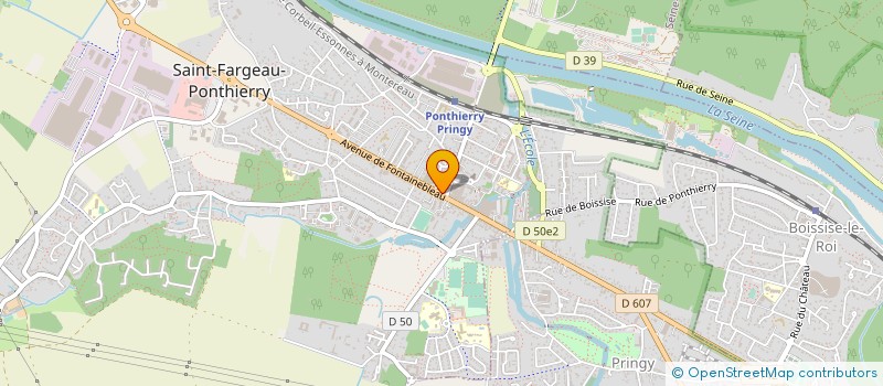 localisation de l'entreprise ACOM CFEC AUDIT à SAINT-FARGEAU-PONTHIERRY
