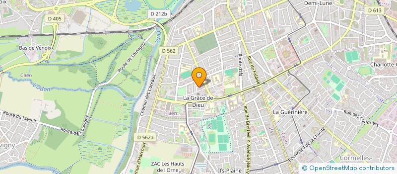 localisation de l'entreprise ACOM SERVICES à CAEN