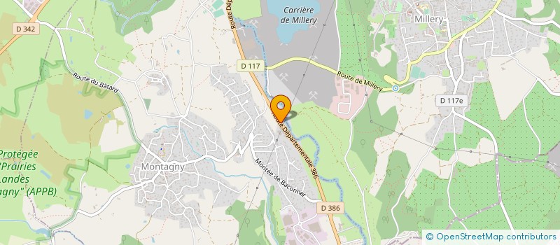 localisation de l'entreprise ACOMAIS  MONTAGNY