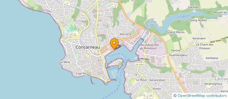 localisation de l'entreprise ACOMAR à CONCARNEAU