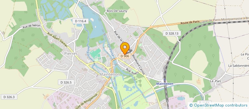 localisation de l'entreprise ACOMAX à MAINTENON