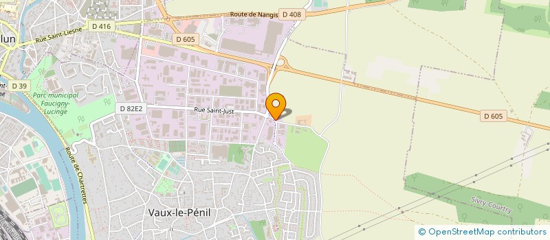 localisation de l'entreprise ACOMEC à VAUX-LE-PENIL