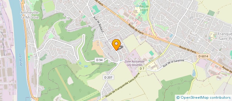 localisation de l'entreprise ACOMEV  BELBEUF