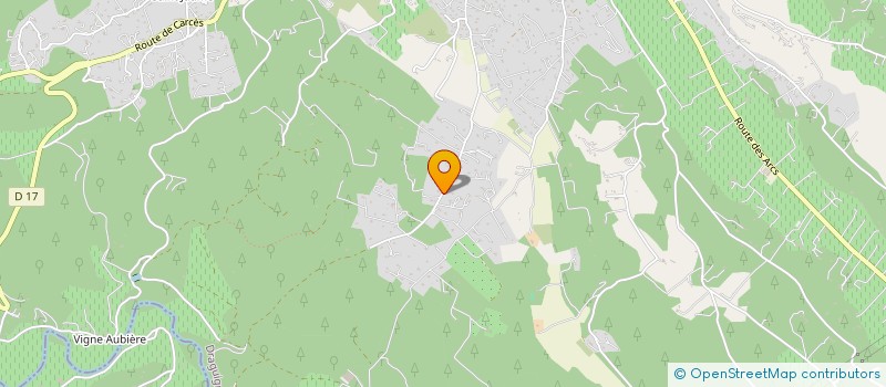 localisation de l'entreprise ACOMEX  LORGUES