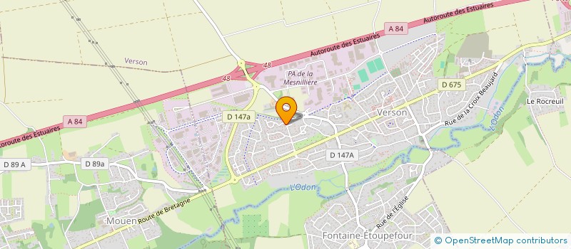 localisation de l'entreprise ACOMJ  VERSON