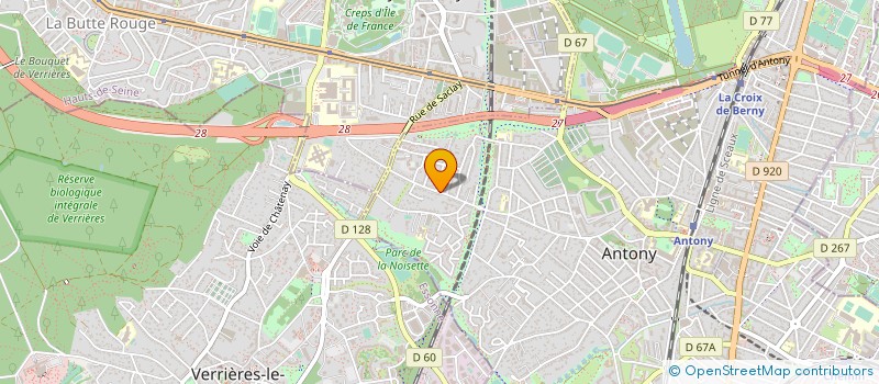 localisation de l'entreprise ACOMP à ANTONY
