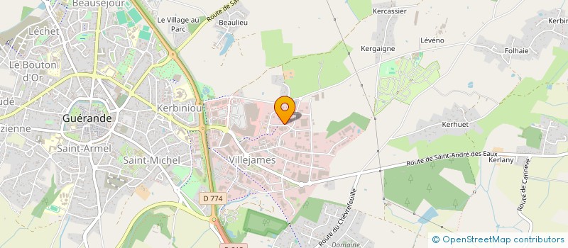 localisation de l'entreprise ACOMYS OUEST  PORNICHET