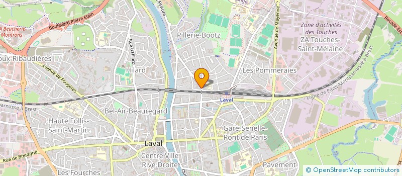 localisation de l'entreprise ACONAV.NEGOCE à LAVAL