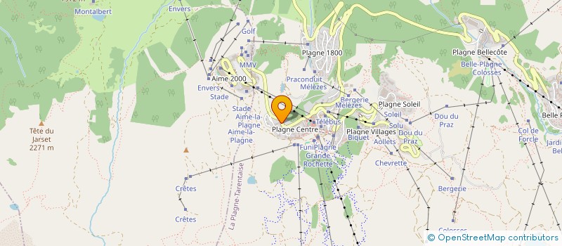 localisation de l'entreprise ACONCAGUA 703  LA PLAGNE TARENTAISE