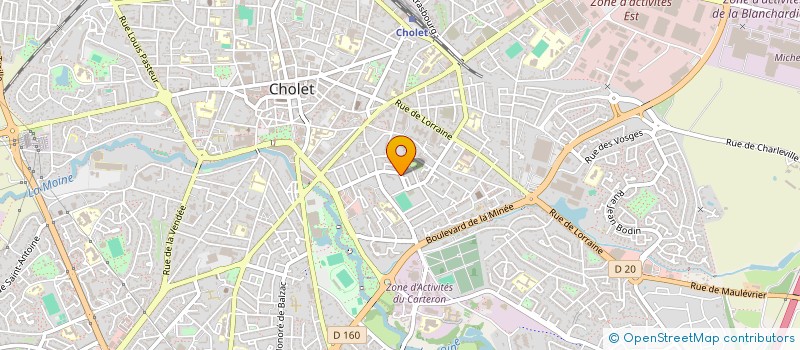 localisation de l'entreprise ACONECT à CHOLET