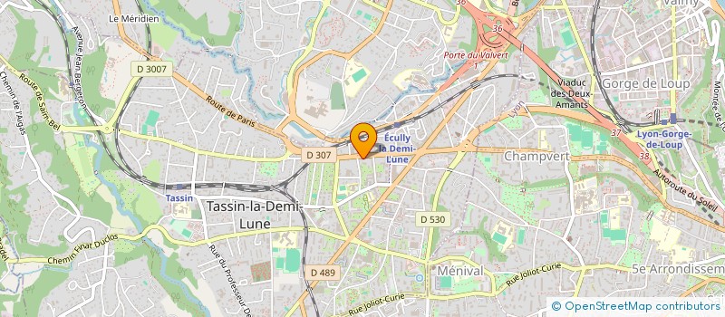 localisation de l'entreprise ACONIA  TASSIN-LA-DEMI-LUNE