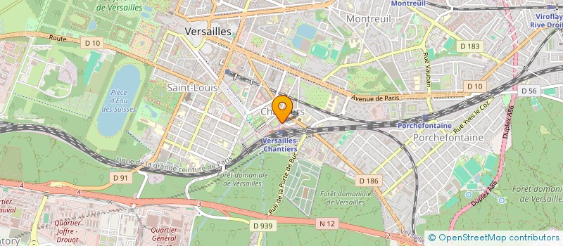 localisation de l'entreprise ACONSK à VERSAILLES