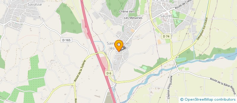 localisation de l'entreprise ACONTICA  SAINT-MARCEL-LES-SAUZET