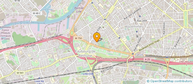 localisation de l'entreprise ACONTRACT à LILLE
